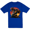 thumbnail image 1 of Kids T-Rex Truck Graphic T-Shirt Size 10-12, 1 of 2
