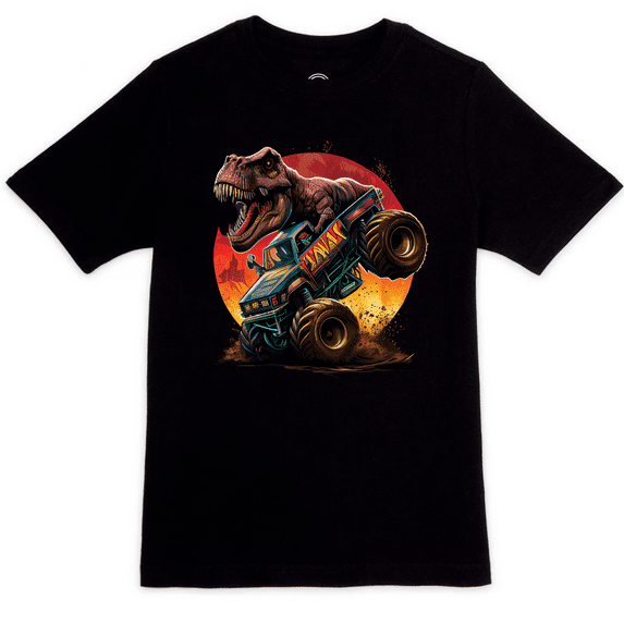 Kids T-Rex Truck Graphic T-Shirt Size 4-5