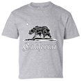 thumbnail image 1 of Kids T-Shirt California Bandana Bear Graphic Tee - XS S M L XL Tees - American State California Short Sleeve Youth Cali Tshirt Boys Girls, 1 of 2