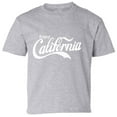 thumbnail image 1 of Kids T-Shirt California Enjoy White Graphic Tee - XS S M L XL Tees - American State California Short Sleeve Youth Cali Tshirt Boys Girls, 1 of 2