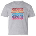 thumbnail image 1 of Kids T-Shirt Colorfull California Star Graphic Tee - XS S M L XL Tees - American State California Short Sleeve Youth Cali Tshirt Boys Girls, 1 of 2