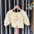 thumbnail image 1 of Kids T Shirt Fashion Long Sleeve Tees For Kids Fall Tops Crewneck Basic Tees Cotton T Shirt Girls Shirts Size Beige 5-6 Years Cute&nbsp;Boy Girl&nbsp;Clothing, 1 of 3