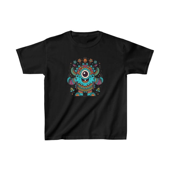 Kids T-Shirt Featuring Friendly Monster - Choose from 5 Vibrant Colors