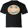 thumbnail image 1 of Kids T-Shirt Summer Vibes Beach Palms Graphic Tee - XS S M L XL Tees - Vacation Short Sleeve Youth Tshirt Boys Girls, 1 of 2