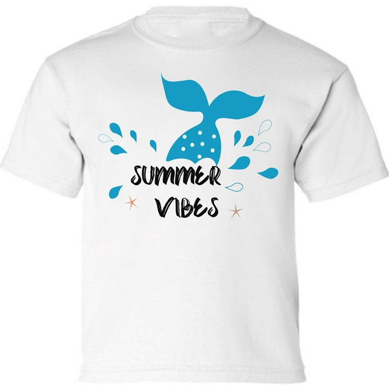 Kids T-Shirt Summer Vibes Ocean Graphic Tee - XS S M L XL