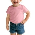 thumbnail image 1 of Kids T Shirts Comfortable Boys Short Sleeve Shirt Pink T-Shirts Baseball Tops 5T Boys Shirts, 1 of 8