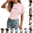 thumbnail image 1 of Kids T Shirts Short Sleeve Crew Neck Shirts Ruched 9-10 Years Girls Clothes, 1 of 4