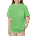 thumbnail image 1 of Kids T Shirts Soft Short Sleeve Shirts Boys Green T Shirts Boys Summer Top Clothes Toddler Boy Shirts 7-8 Years, 1 of 3