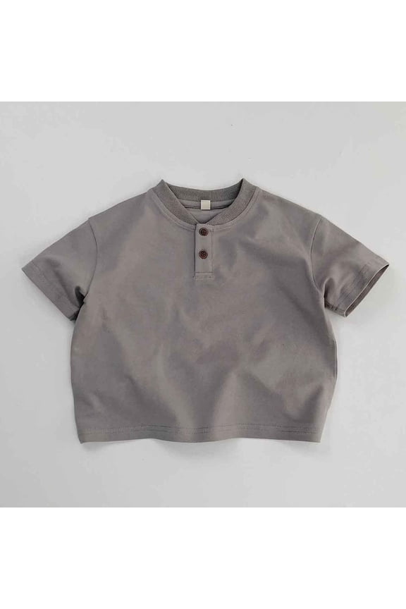 Kids T Shirts Trendy Short Sleeve Shirts Boys Grey T Shirts Boys Tee Shirts Boys 6T Clothes