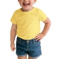 thumbnail image 1 of Kids T Shirts for Boys Girls Casual Toddler Boy Short Sleeve Shirt Yellow T Shirts Casual Tees Boys Clothes 5-6 Years, 1 of 5