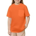 thumbnail image 1 of Kids Boys Tshirt Casual Boys Short Sleeve T Shirts Orange Shirts Toddler Tee Shirts 9-10 Years Boy Clothes, 1 of 4