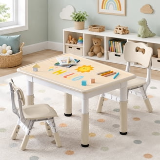 Hearthsong Kids Unicorn Playroom Furniture Set - Fantasy-Themed