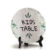thumbnail image 1 of Kids Table (5 x 5“) Circle Table Sign with Acrylic Stand | Wedding & Home Decor, 1 of 9