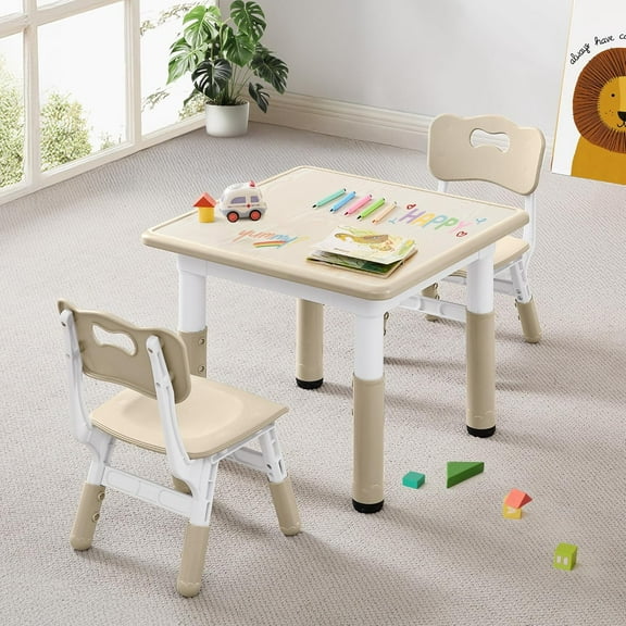 ECR4Kids 30" x 48" Rectangle Everyday T-Mold Adjustable Activity Table ...