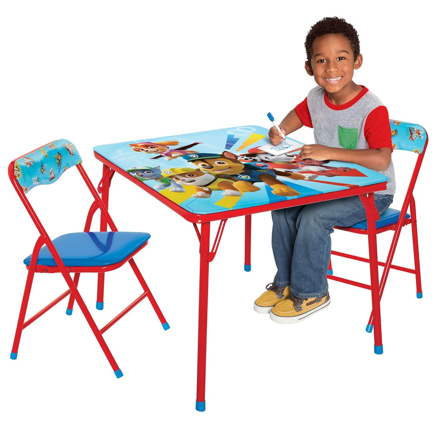 Kids Table & Chairs Set for Kid and Toddler 36 Months Up to 7 Years ...