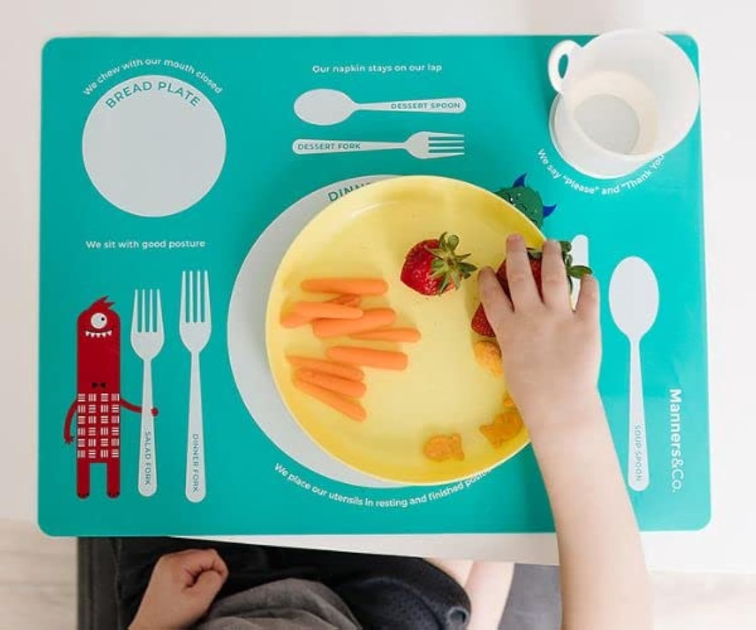 Kids Table Mat for Toddlers & Young Kids (Washable) This Homeschool ...
