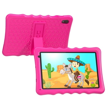 Kids Tablet, 10.1 inch Android 13 Tablet for Kids, 4GB RAM 32GB ROM 5000mAh Battery, Toddler Tablets with Bluetooth, WiFi, Parental Control, Dual Camera, Shockproof Case
