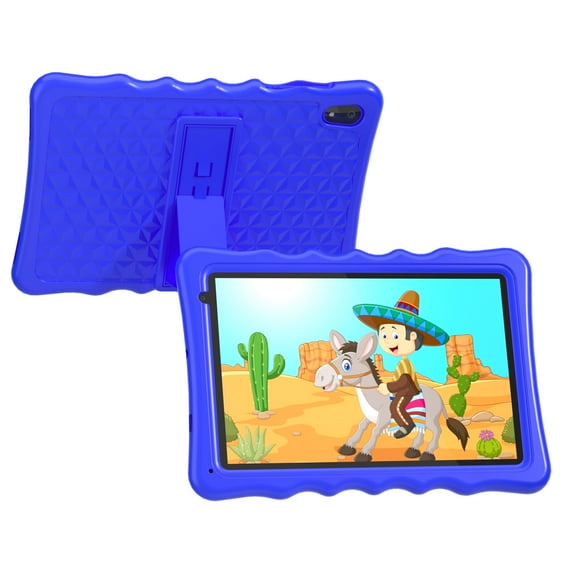 Kids Tablet, 10.1 inch Android 13 Tablet for Kids, 4GB RAM 32GB ROM 5000mAh Battery, Toddler Tablets with Bluetooth, WiFi, Parental Control, Dual Camera, Shockproof Case