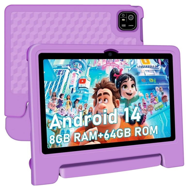 Kids Tablet, 10.1 inch Tablet for Kids IPS HD Screen RAM 8GB 64GB