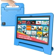 Kids Tablet 10 Inch, Tablet for Kids Android 13, 4GB+64GB, 8-Core CPU, WiFi 6, 12H Battery Life, Parental Control, 1280 * 800 HD Display, Dual Cameras, Shockproof Case, Pre-Installed Educational Apps