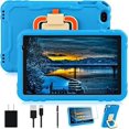 thumbnail image 1 of Kids Tablet 10 inch Android 11 Tablets Drop-Proof Case Touchscreen Wifi Bluetooth GMS Certified Split Screen Blue, 1 of 5