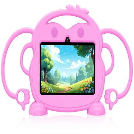 Kids Tablet, 7 inch Android 11 Tablet for Kids, 6(2+4) GB RAM 32GB ROM, Toddler Tablet with Bluetooth, GPS,WiFi,Parental Control, Dual Camera,Shockproof Case,Kids App Pre