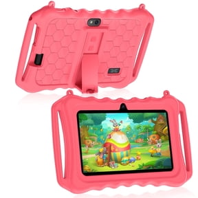 Kids Tablet, 7 inch Android 11 Tablet for Kids, 6(2+4) GB RAM 32GB ROM, Toddler Tablet with Bluetooth, GPS,WiFi,Parental Control, Dual Camera,Shockproof Case,Kids App Pre-Installed
