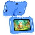 thumbnail image 1 of Kids Tablet, 7 inch Android 11 Tablet for Kids, 6(2+4) GB RAM 32GB ROM, Toddler Tablet with Bluetooth, GPS,WiFi,Parental Control, Dual Camera,Shockproof Case,Kids App Pre-Installed, 1 of 7