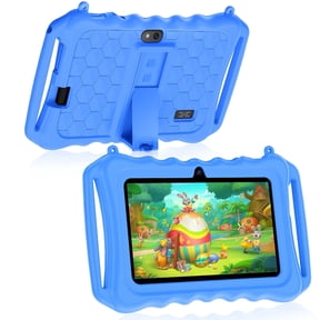 Kids Tablet, 7 inch Android 11 Tablet for Kids, 6(2+4) GB RAM 32GB ROM, Toddler Tablet with Bluetooth, GPS,WiFi,Parental Control, Dual Camera,Shockproof Case,Kids App Pre-Installed