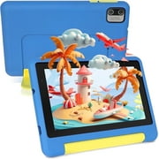7inch Kids Tablet Android 13, 8GB RAM 64GB ROM,Parental Control Dual Camera with Shockproof Case,2500Mah & Kids Software Pre-Installed,Blue