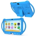 thumbnail image 1 of Kids Tablet, 7 inch Android Tablet for Kids, 4GB RAM 32GB ROM 1TB Expand, Toddler Tablet with Parental Control, IPS Screen, Dual Camera, Educational, Games, Shockproof Case for Boys/Girls (Blue), 1 of 7