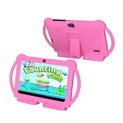 Kids Tablet 7 inch Android 12 Tablet for Kids, 4GB RAM 32GB ROM Quad Core Toddler Tablet with Shockproof Case, Parental Control, WiFi, Bluetooth, 3000mAh Battery, Dual Camera, Educational, Games