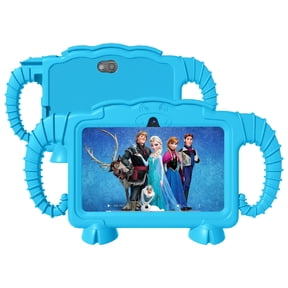 Kids Tablet, 7 inch Android Tablet for Kids, 6GB RAM 32GB ROM Quad-Core Toddler Tablet with Shockproof Case, Bluetooth, WiFi, Parental Control, 2MP+2MP Dual Camera, GPS, Games