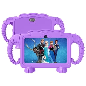 Kids Tablet, 7 inch Android Tablet for Kids, 6GB RAM 32GB ROM Quad-Core Toddler Tablet with Shockproof Case, Bluetooth, WiFi, Parental Control, 2MP+2MP Dual Camera, GPS, Games