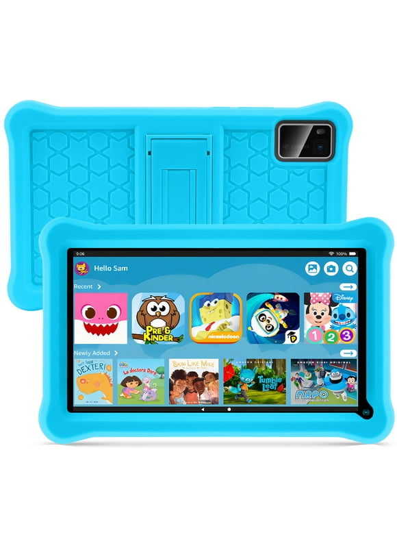 Kids Tablet,7 inch Android for Kids, 3GB RAM 32GB ROM, 1024x600 IPS HD Touchscreen, Tablet with Parental Control, WiFi, Bluetooth,(Blue)