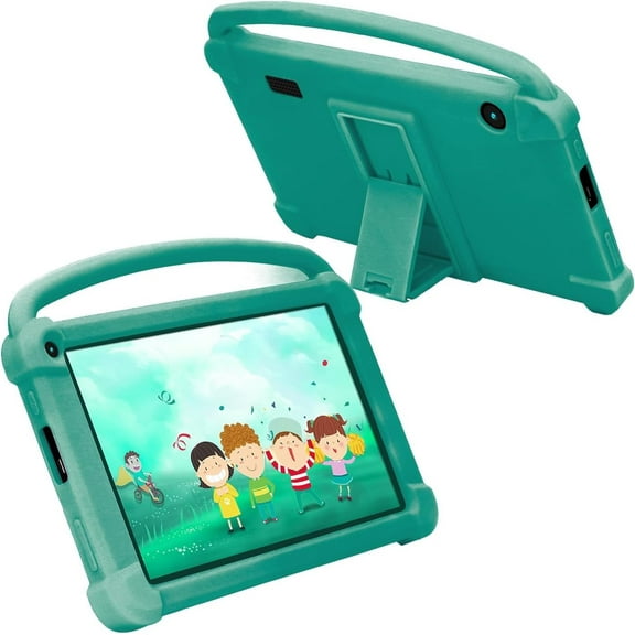 Kids Tablet 7 inch for Boys Girls Android 12 Tablets for Kids 4GB RAM 32GB ROM Toddler Tablet WIFI Bluetooth Safety Eye IPS Screen Parental Control, Dual Camera Shockproof Case for Educational