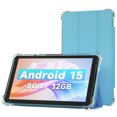 thumbnail image 1 of 7 inch Tablet with Case Android 15, 8GB (3+5 Expandable) RAM, 32GB ROM, 5G & WiFi 6 cheap tablets, HD IPS Display, Dual Cameras tablets on sale clearance, 1 of 7