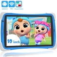 thumbnail image 1 of TABURETO Kids Tablet, Android 12, 4GB+64GB, Dual Camera, Preinstalled Kid Apps, Parent Control, Educational Stand, 1 of 10
