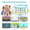 thumbnail image 1 of Kids Tablet with Android 8, WiFi, Bluetooth, 1GB+16GB, 128GB Expandable, Parental Control, Dual Camera, 4500mAh Battery – Early Education Learning Tablet Gift for Children, 1 of 7