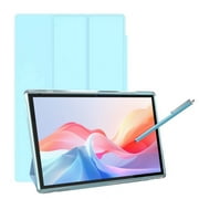10 Inch Tablet With Tablet protective Case and Stylus, Android 15 Tablets, 8GB RAM 32GB ROM/1TB Expansion, 8H 6000mah Battery Wifi Bluetooth 10.1 IPS HD Touchscreen 2MP+8MP Dual Camera Tablets Blue.