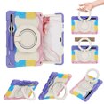 thumbnail image 1 of Kids Tablet Case for Samsung Galaxy Tab S8 Ultra 14.6" 2022 with Portable Handle Stand, Heavy Duty Cover with Pencil Holder Shockproof Protective Case for Galaxy Tab S8 Ultra 14.6" 2022, Rainbowpink, 1 of 14