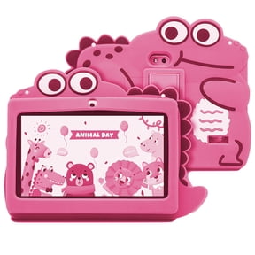 Kids Tablet, HDJ 7 inch Tablet for Children with Parent Control,32GB Android 13,WiFi,Bluetooth, Pink