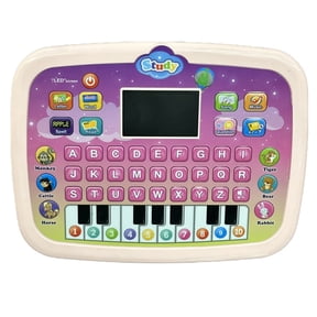 Kids Tablet/Toddler Learning Pad With Screen Teach Alphabet, Early Childhood Education Machine Early Development Interactive Electronic Toy Learning Tablet Numbers, Word, For Boys & Girls 3+ Years