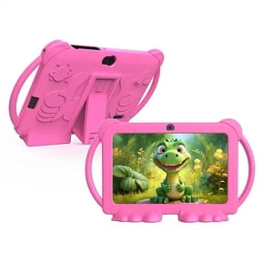 (Open Box) Kids Tablet, Toddler Tablet, 7" Tableta for Boys Girls, 32GB Android 12 Tablet, 4GB RAM WiFi Dual Camera Safety Eye Protection Screen, Parental Control APP, Latest Model Kid Tablets (Red Tablet).