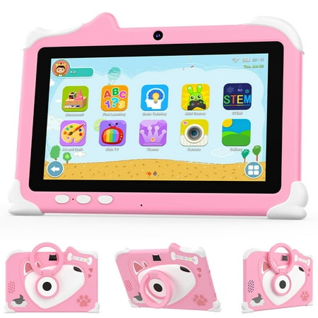 Kids Tablet for Boys and Girls, 7 Inch Toddler Tablet 4GB + 32GB Android 12 Kids Tablet