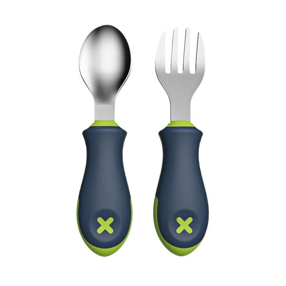 Kids Tableware,Stainless Steel Baby Spoons Comfortable And Non Slip Handle Gift For Christmas Birthday