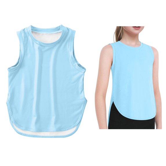 Kids Tank Tops for Girls Sleeveless Tank Tops Girls Underwear Soft 7-8 Years Girls Clothes