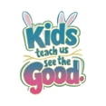 thumbnail image 1 of Kids Teach Us See The Good Empathetic Genuine Kindhearted Inspiring Quote Wall Art Sticker Designs Vinyl Stickers For Home House Walls Rooms Windows Bedroom Decoration Size (20x20 inch), 1 of 3