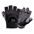 thumbnail image 1 of Kids Teen Half Finger Gloves Non Grip for Bike Riding Scooter Outdoor Sports Youth Fingerless Sports Gloves Black 10 Years-12 Years, 1 of 4