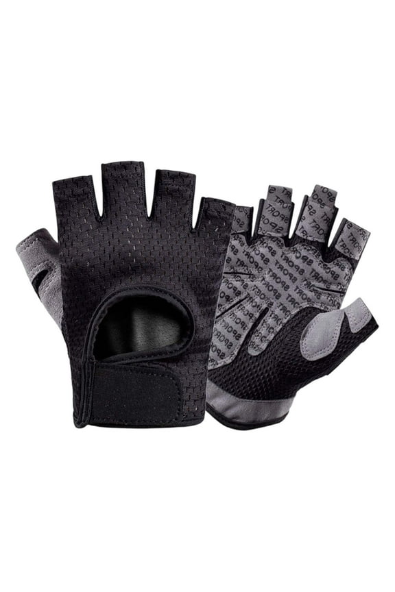 Kids Teen Half Finger Gloves Non Grip for Bike Riding Scooter Outdoor Sports Youth Fingerless Sports Gloves Black 8 Years-10 Years